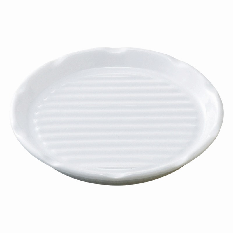 金正陶器 機能食器１４㎝串皿 白 1個（ご注文単位1個）【直送品】