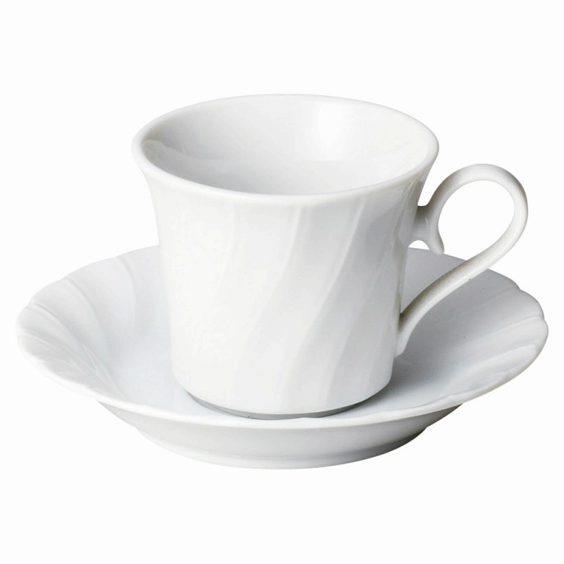 金正陶器 シェルホワイトコーヒー碗 1個（ご注文単位1個）【直送品】