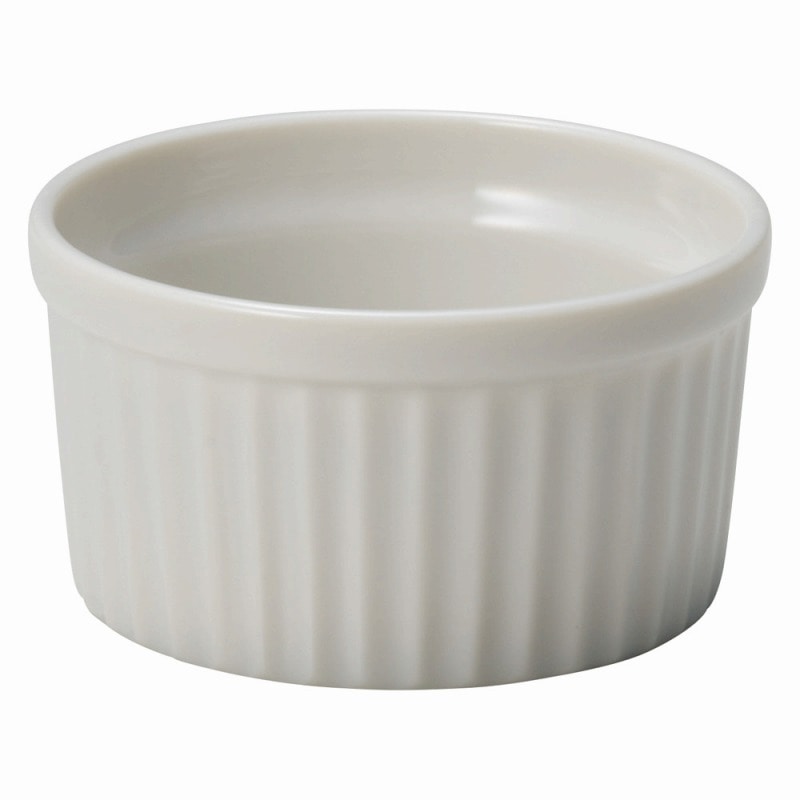 金正陶器 オーブンレンジウェア７㎝スフレ白 1個（ご注文単位1個）【直送品】