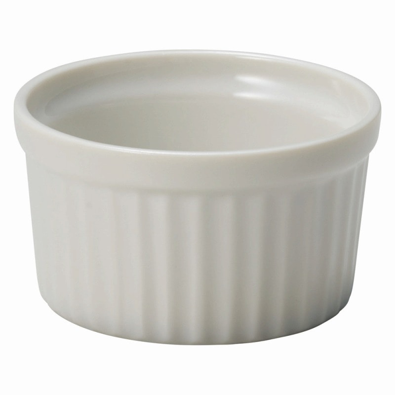 金正陶器 オーブンレンジウェア６㎝スフレ白 1個（ご注文単位1個）【直送品】