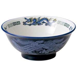 金正陶器 ルリ白竜ミニ反高台丼 1個（ご注文単位1個）【直送品】