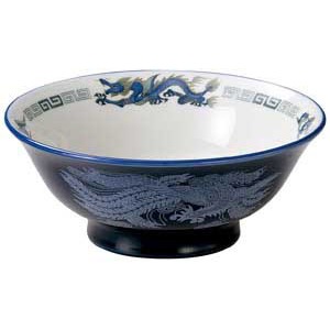 金正陶器 ルリ白竜7.0反高台丼 1個（ご注文単位1個）【直送品】