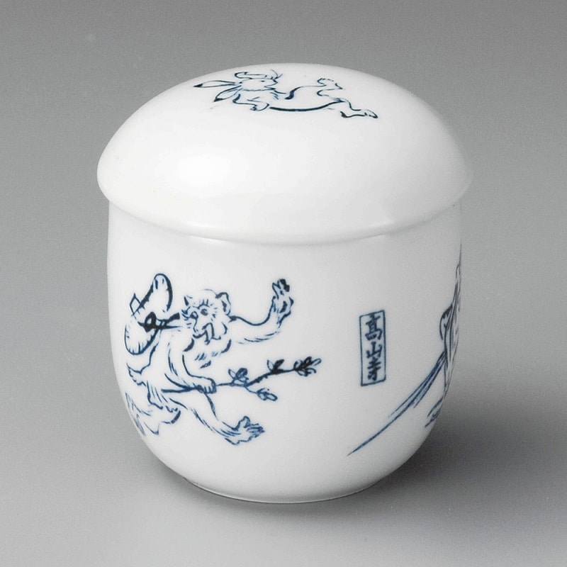 >金正陶器 鳥獣戯画むし碗 1個（ご注文単位1個）【直送品】