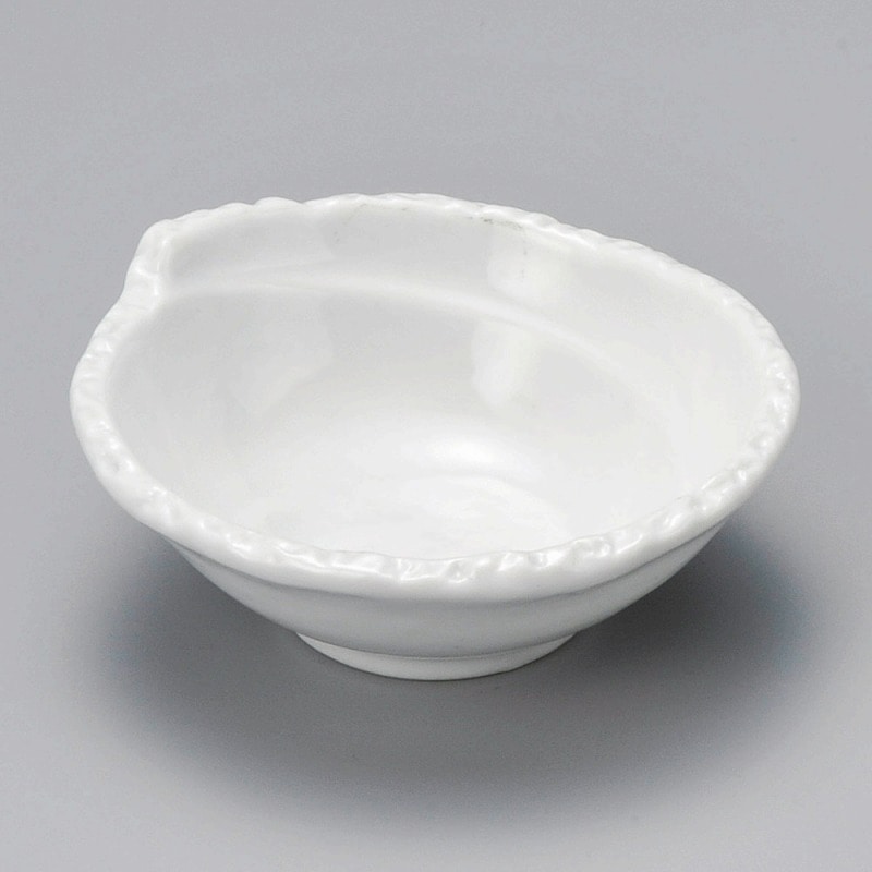 金正陶器 ｼｪﾙ丸鉢(白) 1個（ご注文単位1個）【直送品】