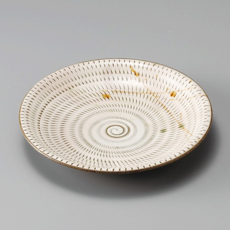 金正陶器 手彫り(飛びｶﾝﾅ)5.5丸皿 1個（ご注文単位1個）【直送品】