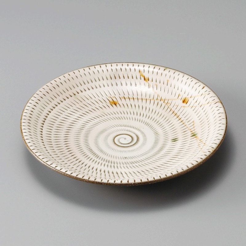 金正陶器 手彫り(飛びｶﾝﾅ)6.0丸皿 1個（ご注文単位1個）【直送品】