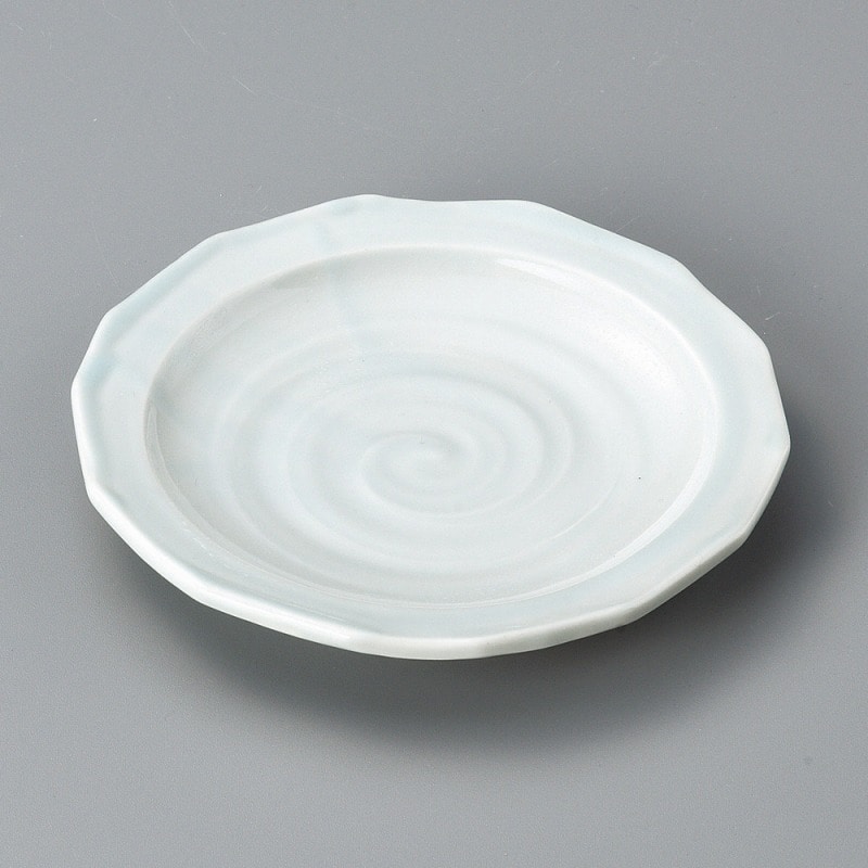 金正陶器 青白磁4.5丸皿 1個（ご注文単位1個）【直送品】