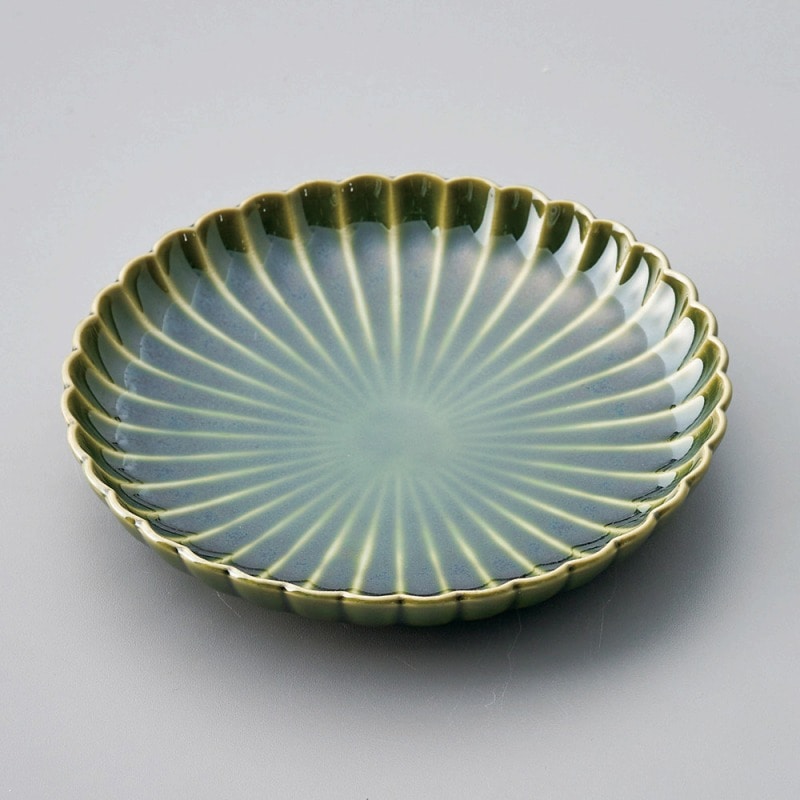 金正陶器 ｵﾘﾍﾞ菊型5.0皿 1個（ご注文単位1個）【直送品】