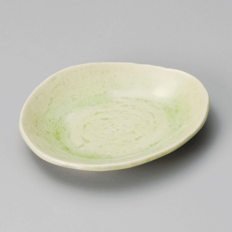 金正陶器 ﾋﾜ釉変形皿 1個（ご注文単位1個）【直送品】