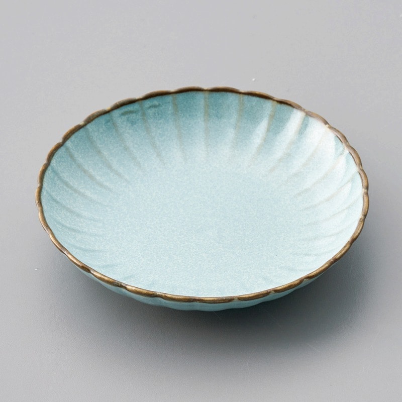 【直送品】金正陶器 ｿｰﾀﾞ菊型取皿 1個（ご注文単位1個）