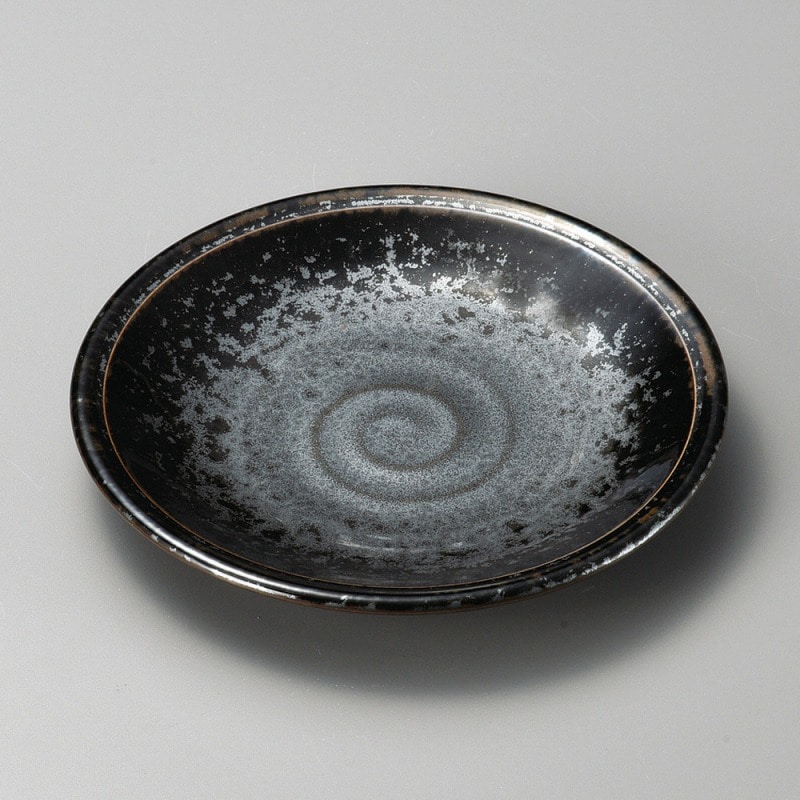 金正陶器 黒真珠4.5平皿 1個（ご注文単位1個）【直送品】