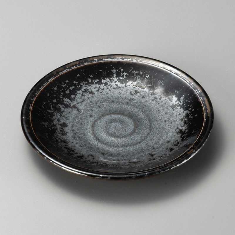 金正陶器 黒真珠6.5平皿 1個（ご注文単位1個）【直送品】