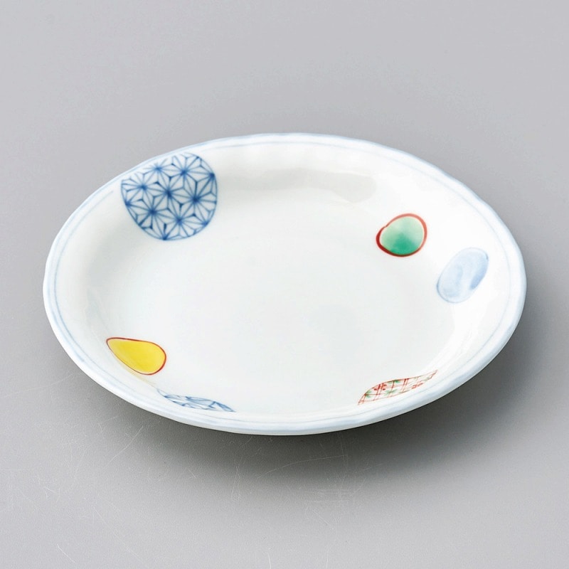 金正陶器 錦丸紋5.0皿 1個（ご注文単位1個）【直送品】