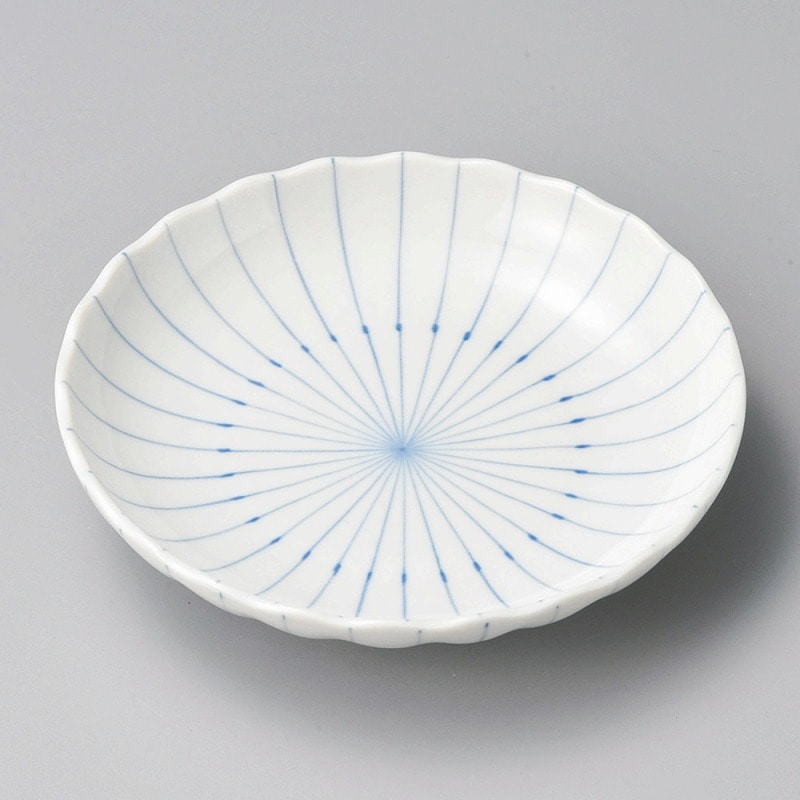 金正陶器 ﾋﾟﾝｽﾄﾗｲﾌﾟ 菊型3.0皿 1個（ご注文単位1個）【直送品】