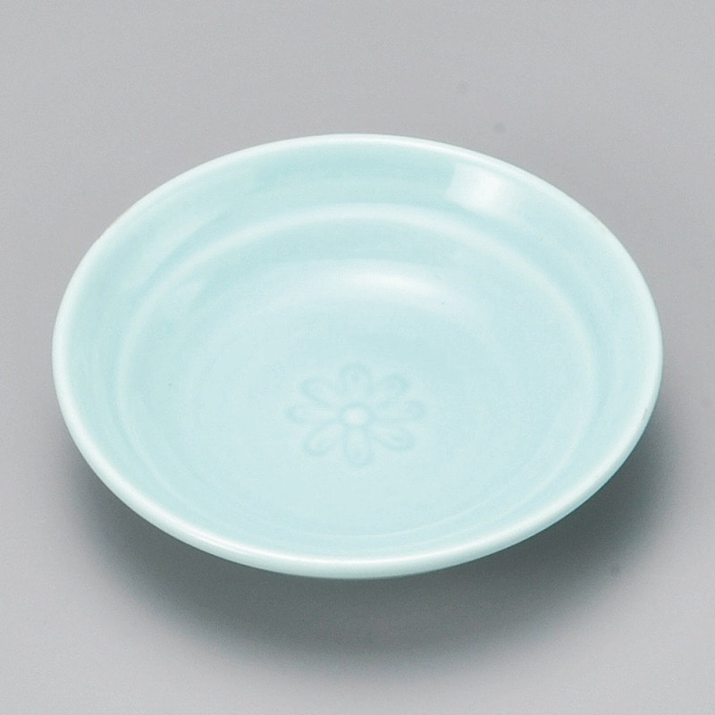 【直送品】金正陶器 ﾋｽｲ菊紋丸小皿 1個（ご注文単位1個）