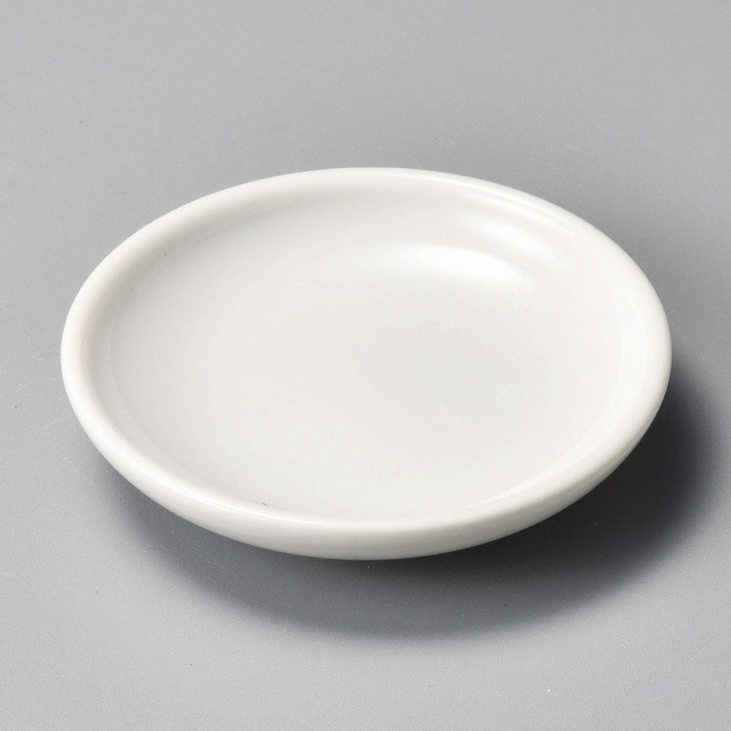 金正陶器 白厚口ﾊﾞﾀ皿 1個（ご注文単位1個）【直送品】
