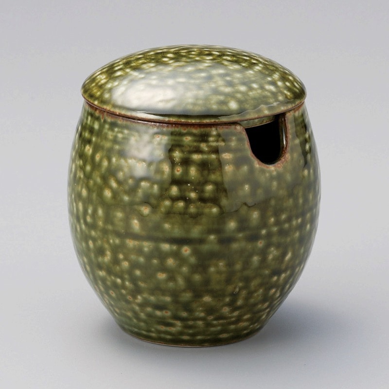 金正陶器 ｱﾒ薬味蓋物(大) 1個（ご注文単位1個）【直送品】