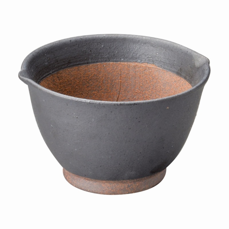 金正陶器 黒土麦とろ鉢(小) 1個（ご注文単位1個）【直送品】