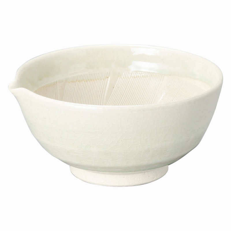 【直送品】金正陶器 ﾋﾜ釉6寸片口すり鉢 1個（ご注文単位1個）
