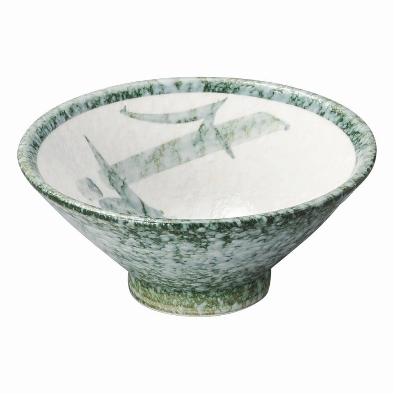 >金正陶器 グリーン淡雪笹　4.5丼 1個（ご注文単位1個）【直送品】