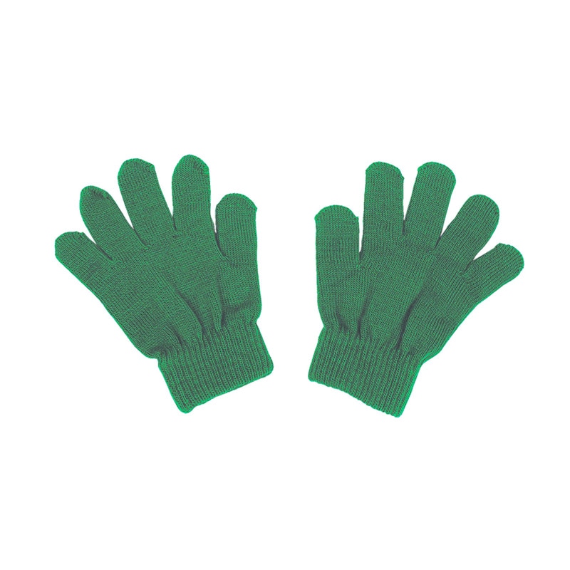 ㈱アーテックカラーのびのび手袋　緑 1組（ご注文単位1組）【直送品】
