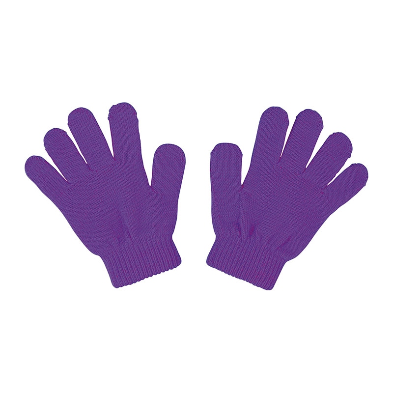 ㈱アーテックカラーのびのび手袋　紫 1組（ご注文単位1組）【直送品】