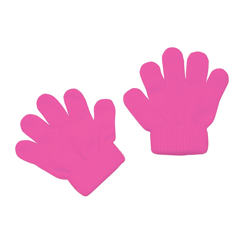 ㈱アーテックミニのびのび手袋　蛍光ピンク 1組（ご注文単位1組）【直送品】