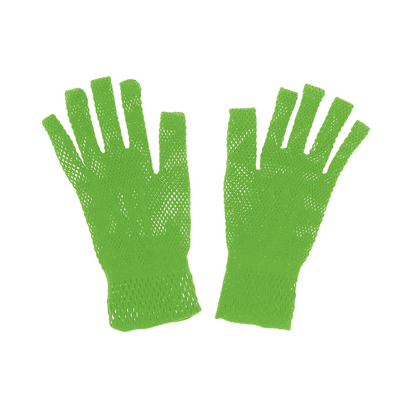 ㈱アーテックあみあみ手袋　黄緑 1組（ご注文単位1組）【直送品】