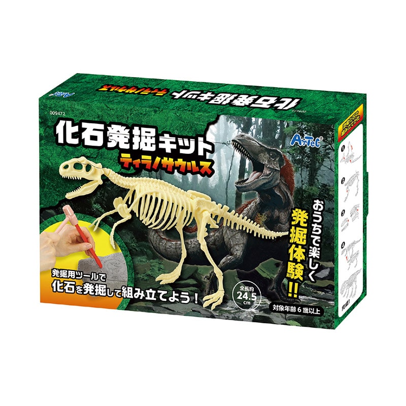 ㈱アーテック化石発掘キット　ティラノサウルス 1セット（ご注文単位1セット）【直送品】