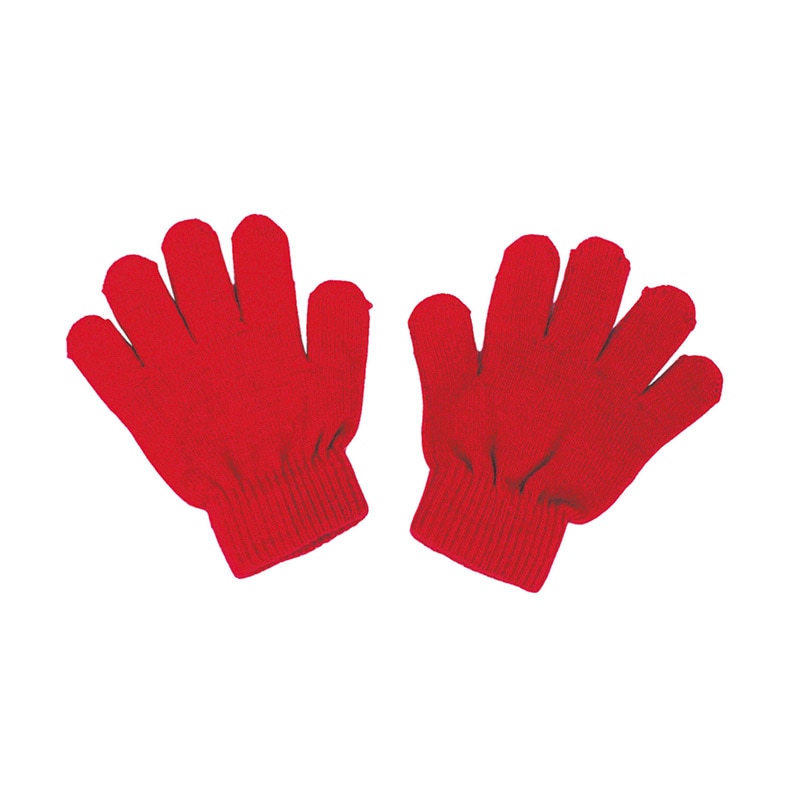 ㈱アーテックカラーのびのび手袋　赤　１０双組 1セット（ご注文単位1セット）【直送品】