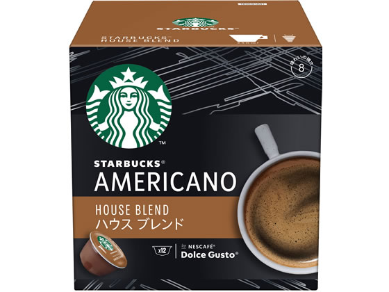 ネスレ スターバックス ハウスブレンド ドルチェ グスト カプセル 12杯分 1箱※軽（ご注文単位1箱)【直送品】