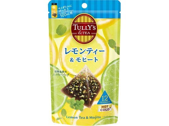 伊藤園 TULLY’S&TEA レモンティー&モヒート ティーバッグ 12袋 1パック※軽（ご注文単位1パック)【直送品】