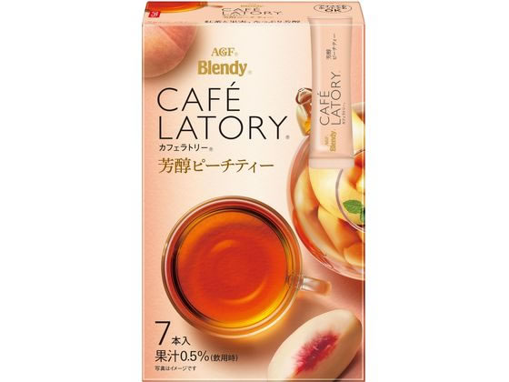 AGF ブレンディ カフェラトリー スティック 芳醇ピーチティー 7本 1箱※軽（ご注文単位1箱)【直送品】