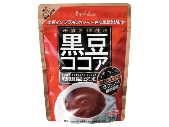 ハウスウェルネスフーズ 黒豆ココア パウダー 234g 1袋※軽（ご注文単位1袋)【直送品】