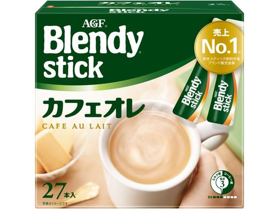 AGF ブレンディ スティック カフェオレ27本 74936 1箱※軽（ご注文単位1箱)【直送品】