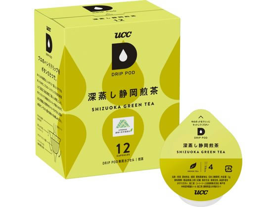 UCC DRIPPOD 専用カプセル 深蒸し静岡煎茶 1箱※軽（ご注文単位1箱)【直送品】