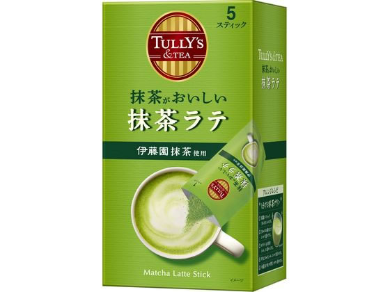 伊藤園 TULLY’S&TEA スティック 抹茶がおいしい 抹茶ラテ 1箱※軽（ご注文単位1箱)【直送品】