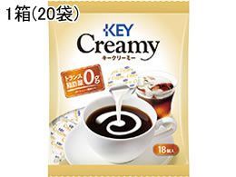 キーコーヒー クリーミーポーション 18個入×20袋 1箱※軽（ご注文単位1箱)【直送品】