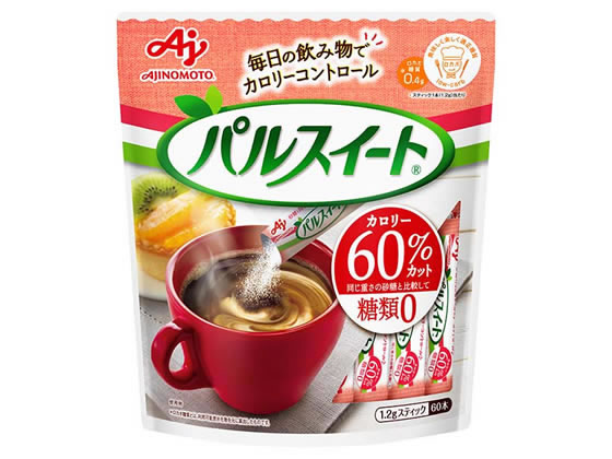 味の素 パルスイート スティック 60本入 1袋※軽（ご注文単位1袋)【直送品】