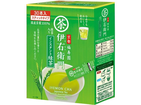 宇治の露製茶 伊右衛門 抹茶入りインスタント緑茶スティック 1箱※軽（ご注文単位1箱)【直送品】