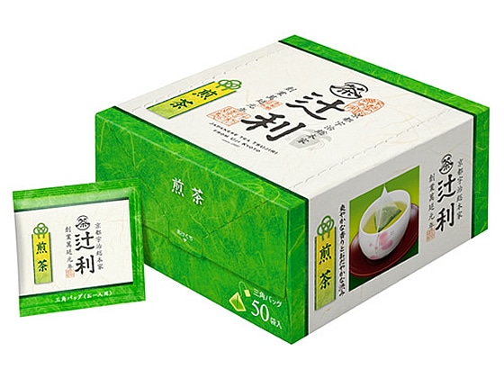 片岡物産 辻利 三角ティーバッグ 煎茶 50袋 1箱※軽（ご注文単位1箱)【直送品】