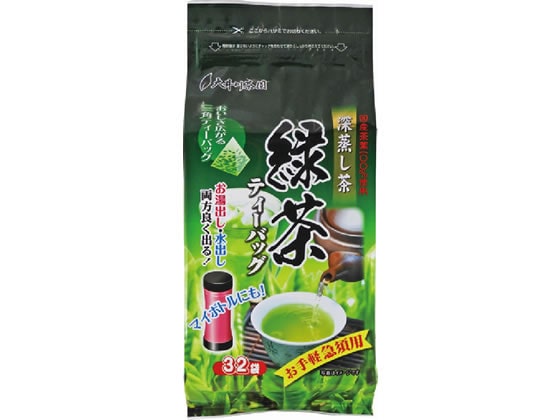 大井川茶園 お手軽急須用深蒸し茶 緑茶ティーバック32バッグ 1袋※軽（ご注文単位1袋)【直送品】