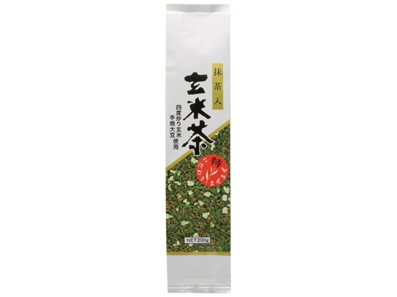 三ツ木園 抹茶入玄米茶 200g 1袋※軽（ご注文単位1袋)【直送品】