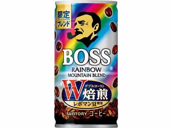 【直送品】サントリー BOSS(ボス) レインボーマウンテンブレンド 185g 1缶※軽（ご注文単位1缶)