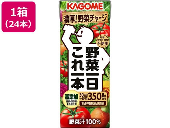 >カゴメ 野菜一日これ一本 200ml×24本 1箱※軽（ご注文単位1箱)【直送品】