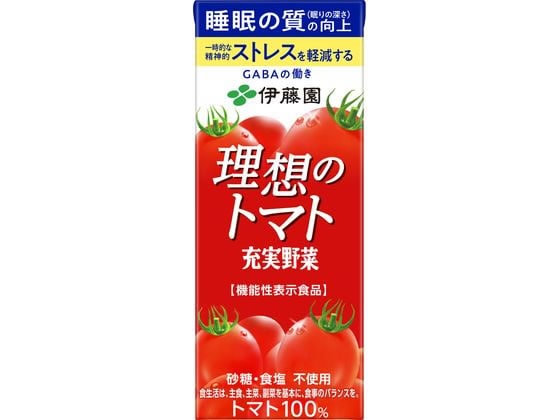 伊藤園 充実野菜理想のトマト 200ml 1本※軽（ご注文単位1本)【直送品】