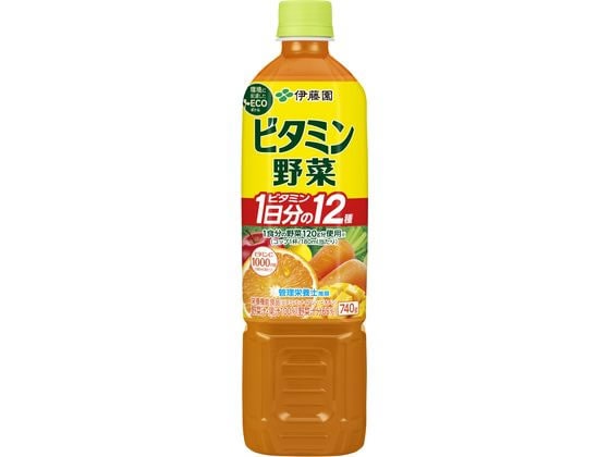 伊藤園 ビタミン野菜 740g 1本※軽（ご注文単位1本)【直送品】