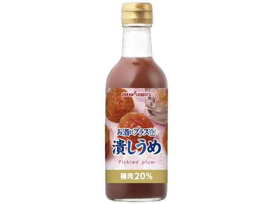 ポッカサッポロ お酒にプラス潰しうめ 300ml HG28 1本※軽（ご注文単位1本)【直送品】