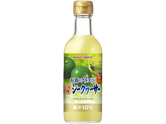 >ポッカサッポロ お酒にプラス沖縄シークヮーサー 300ml GU49 1本※軽（ご注文単位1本)【直送品】