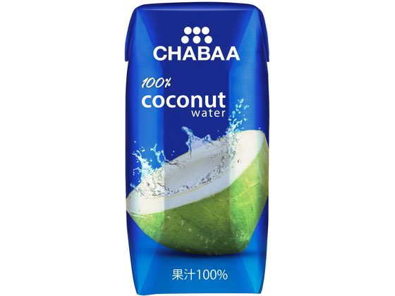 >ハルナプロデュース CHABAA ココナッツウォーター 180ml 1本※軽（ご注文単位1本)【直送品】